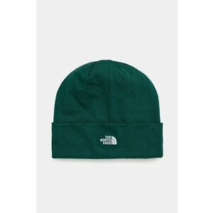 The North Face caciula Norm Beanie culoarea verde, din tesatura neteda, NF0A5FW1NL11 imagine