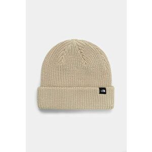 The North Face caciula TNF Fisherman Beanie culoarea bej, NF0A55JG3X41 imagine