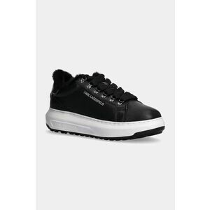 Karl Lagerfeld sneakers din piele KAPRI LUG culoarea negru, KL57544 imagine