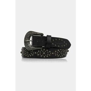 Pepe Jeans curea de piele KENDALL BELT femei, culoarea negru, PL020854 imagine