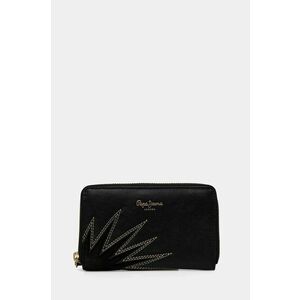 Pepe Jeans portofel EDEN WALLET femei, culoarea negru, PL070259 imagine