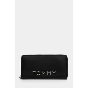 Tommy Jeans portofel femei, culoarea negru, AW0AW16485 imagine