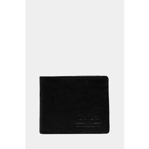 Pepe Jeans portofel de piele TATE WALLET barbati, culoarea negru, PM070387 imagine