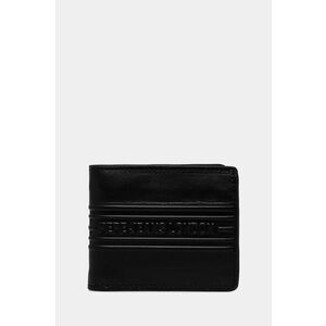 Pepe Jeans portofel de piele WOLF WALLET barbati, culoarea negru, PM070386 imagine