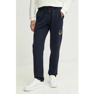 Paul&Shark pantaloni de trening culoarea albastru marin, neted, 14311854 imagine