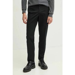 BOSS pantaloni barbati, culoarea negru, mulata, 50527920 imagine