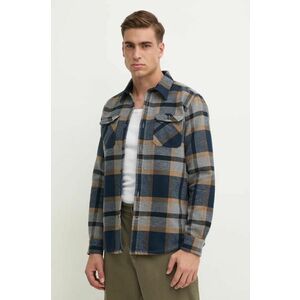 Barbour camasa barbati, culoarea gri, cu guler clasic, regular, MSH5253 imagine