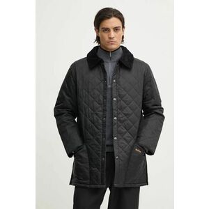 Barbour geaca le Quilt barbati, culoarea negru, de tranzitie, MQU0001 imagine