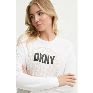 Dkny longsleeve de pijama culoarea alb, YI20021 imagine