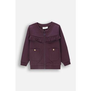 Coccodrillo bluza copii culoarea violet, neted, PASTELOVE GIRL NEWBORN imagine