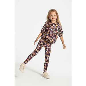 Coccodrillo leggins din bumbac pentru copii culoarea maro, modelator, LICENCE GIRL DISNEY imagine