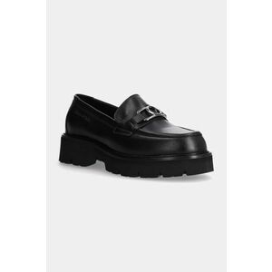 Marc O'Polo mocasini de piele femei, culoarea negru, cu platforma, 40818503201100 OO2M3024 imagine