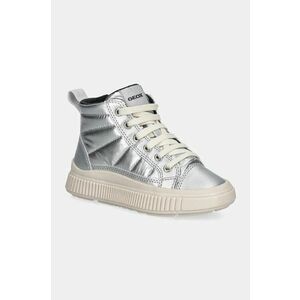 Geox sneakers pentru copii LAQUINNY culoarea argintiu, J46M3C.0LVNF imagine