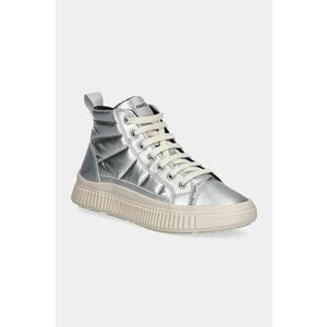 Geox sneakers pentru copii LAQUINNY culoarea argintiu, J46M3C.0LVNF imagine