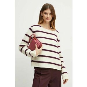 Forte Forte pulover din amestec de lana femei, culoarea bej, 13341_my knit imagine