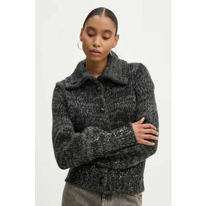 ZADIG&VOLTAIRE cardigan din lana culoarea gri, călduros, KWCO00080 imagine