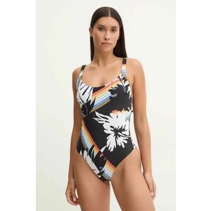 Rip Curl costum de baie dintr-o bucată Hoffman Cheeky culoarea negru, cupa usor rigidizata, 0KEWSW imagine