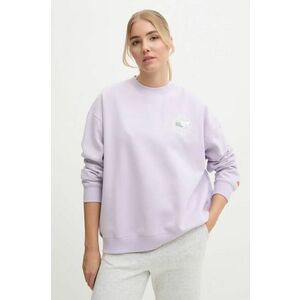 Ellesse bluza ARESKI femei, culoarea violet, cu imprimeu, SGX20916 imagine