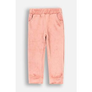 Coccodrillo pantaloni bebe culoarea roz, neted, FLOWERS GIRL NEWBORN imagine