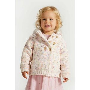 Coccodrillo cardigan bebe culoarea bej, PASTELOVE GIRL NEWBORN imagine