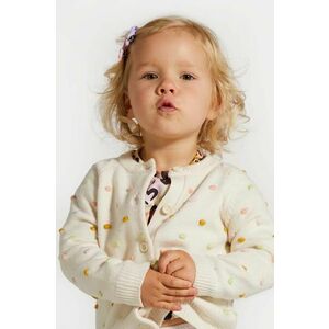 Coccodrillo cardigan bebe culoarea bej, PASTELOVE GIRL NEWBORN imagine