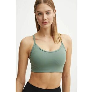 Casall sutien yoga Sleek Strappy culoarea verde, neted, 24181 imagine