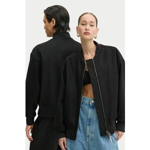 Sunnei jacheta bomber din lana culoarea negru, de tranzitie, RTWXOUW009 imagine