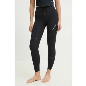 Casall leggins de alergare Shapify culoarea negru, neted, 23158 imagine