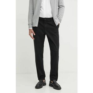 BOSS pantaloni barbati, culoarea negru, mulata, 50524390 imagine