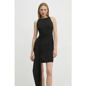 Sandro Ferrone rochie culoarea negru, mini, drept, SFS23YBEBOLLETTA imagine