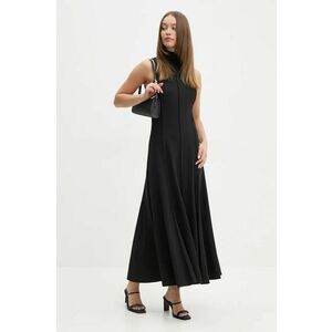 Sandro Ferrone rochie culoarea negru, maxi, evazati, SFS23YBEBOTTONE imagine