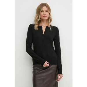 Sisley cardigan din amestec de lana culoarea negru, light, 102HM5237 imagine