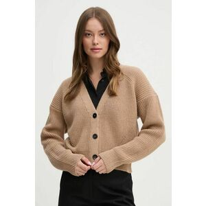 Sisley cardigan din lana culoarea bej, 148YM6025 imagine