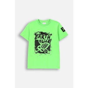 Coccodrillo tricou de bumbac pentru copii culoarea verde, cu imprimeu, GRUNGE SWAMP BOY JUNIOR imagine