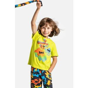 Coccodrillo tricou de bumbac pentru copii culoarea verde, cu imprimeu, DIGITAL BOY KIDS imagine