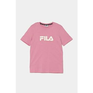 Fila tricou de bumbac pentru copii culoarea roz imagine