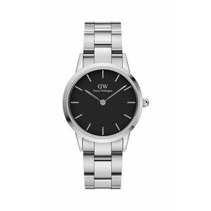 Daniel Wellington ceas Iconic Link femei, culoarea argintiu imagine