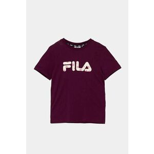 Fila tricou de bumbac pentru copii LINDBERG culoarea violet, FAK0376 imagine