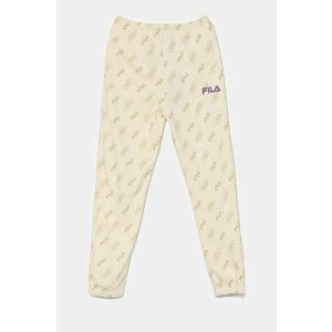 Fila pantaloni de trening pentru copii LOITZENDORF culoarea bej, modelator, FAT0577 imagine