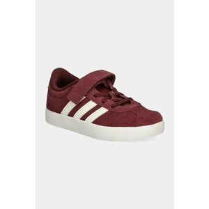 adidas sneakers pentru copii VL COURT 3.0 EL C culoarea bordo, IH4960 imagine