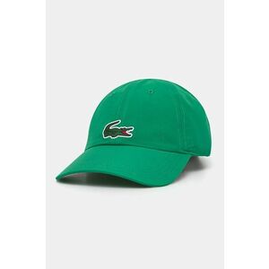 Lacoste sapca culoarea verde, cu imprimeu, RK2450 imagine