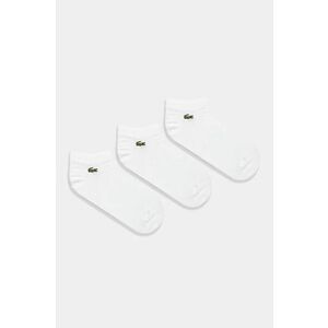 Lacoste sosete 3-pack culoarea alb, RA2917 imagine