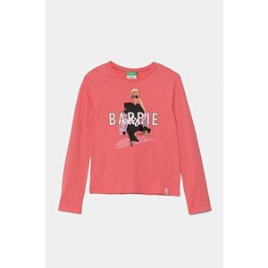 United Colors of Benetton longsleeve din bumbac pentru copii culoarea violet, 3ATNC10ML imagine