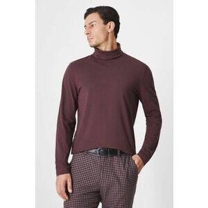 Medicine longsleeve barbati, culoarea bordo, neted imagine