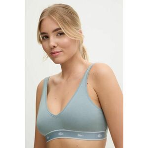 Lacoste sutien culoarea gri, neted, IF8169 imagine