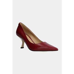 MICHAEL Michael Kors stilettos de piele Luna culoarea bordo, 40F4LUMP3L.609 imagine