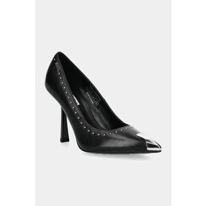 Karl Lagerfeld stilettos de piele PANDARA II culoarea negru, KL31324 imagine