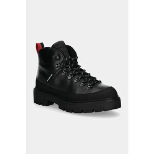 Tommy Jeans pantofi TJM HIKING BOOT WL barbati, culoarea negru, EM0EM01491 imagine