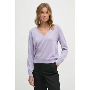 United Colors of Benetton pulover femei, culoarea violet, light, 1194D401U imagine