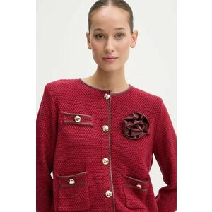 Blugirl Blumarine sacou culoarea bordo, un singur rand de nasturi, neted, RF4142.MA95O imagine